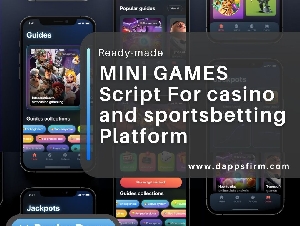 Customize your casino with mini games like slots, Keno, and more!